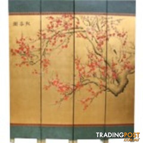 Oriental Cherry Blossom Hand Made Room Divider