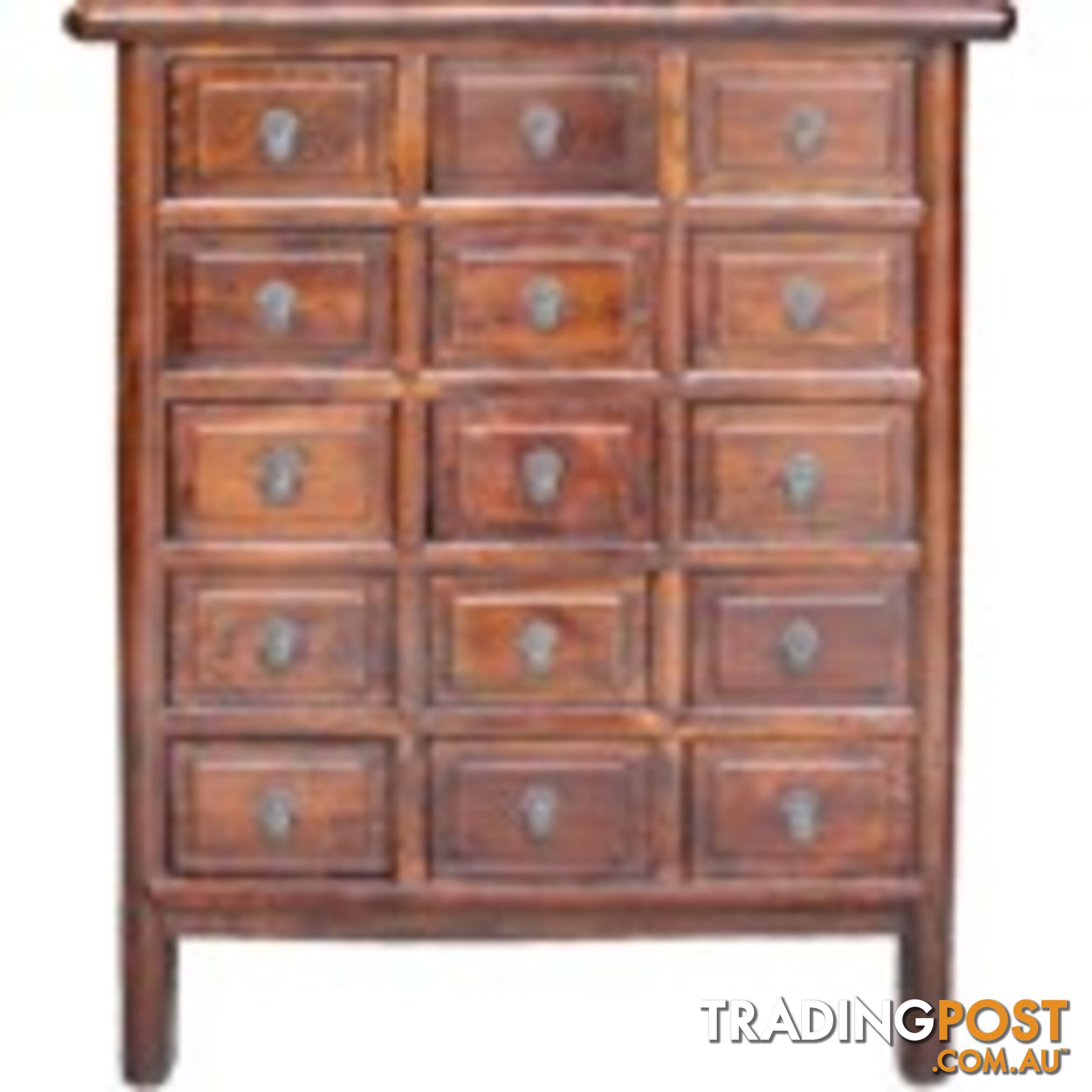 Brown Chinese Medicine Herb Cabinet