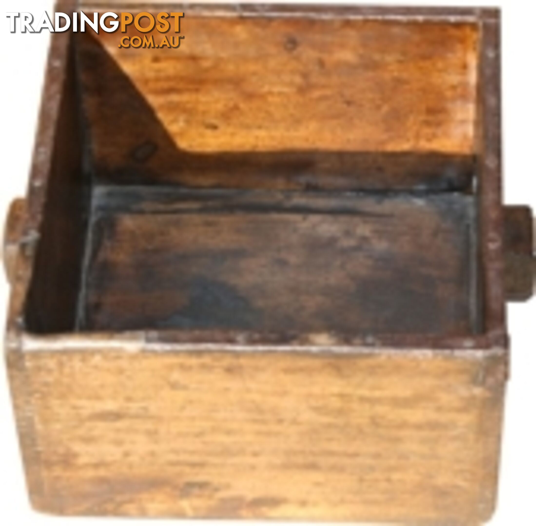 Antique Wood Rice Bucket