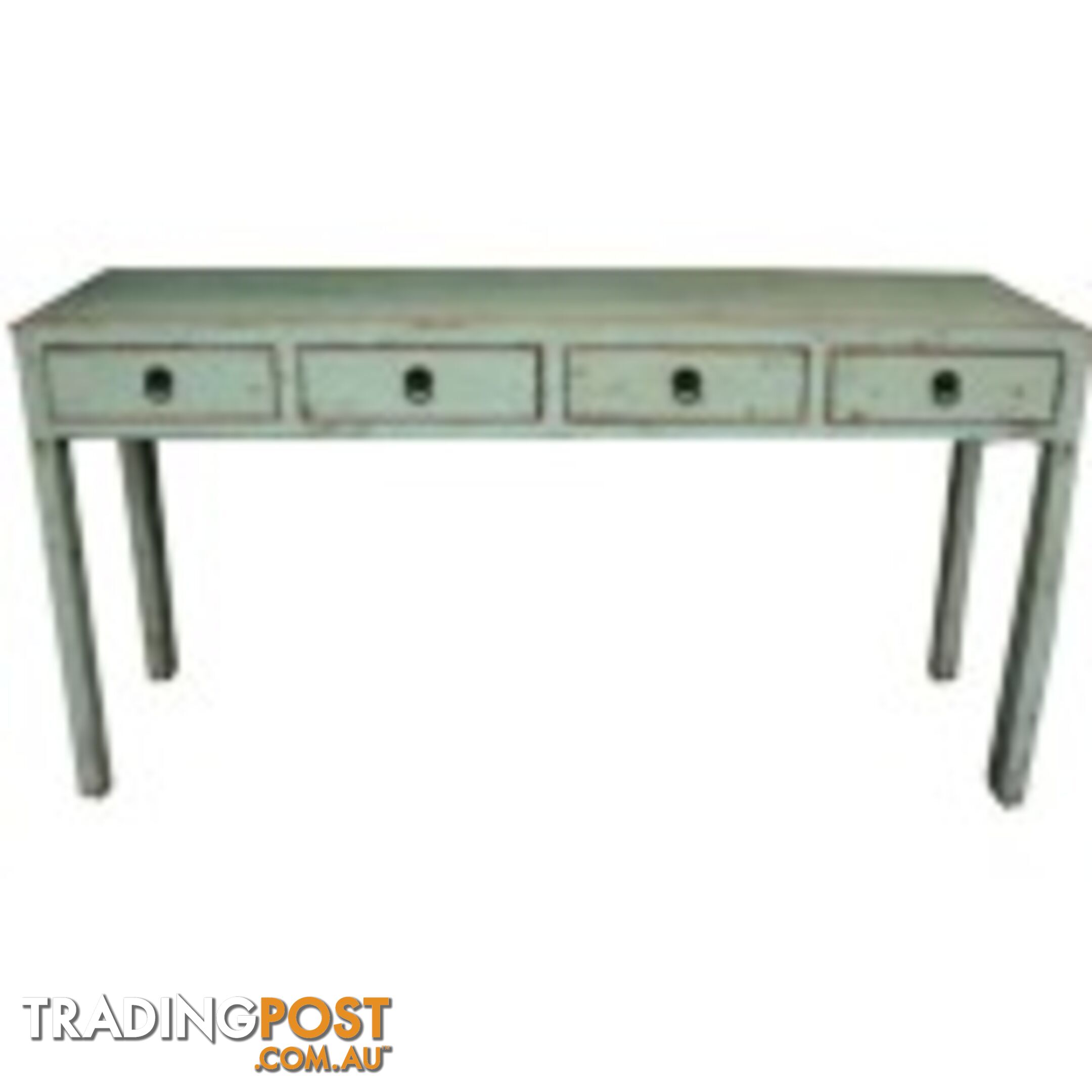 Chinese Green 4-Drawer Hallway Table
