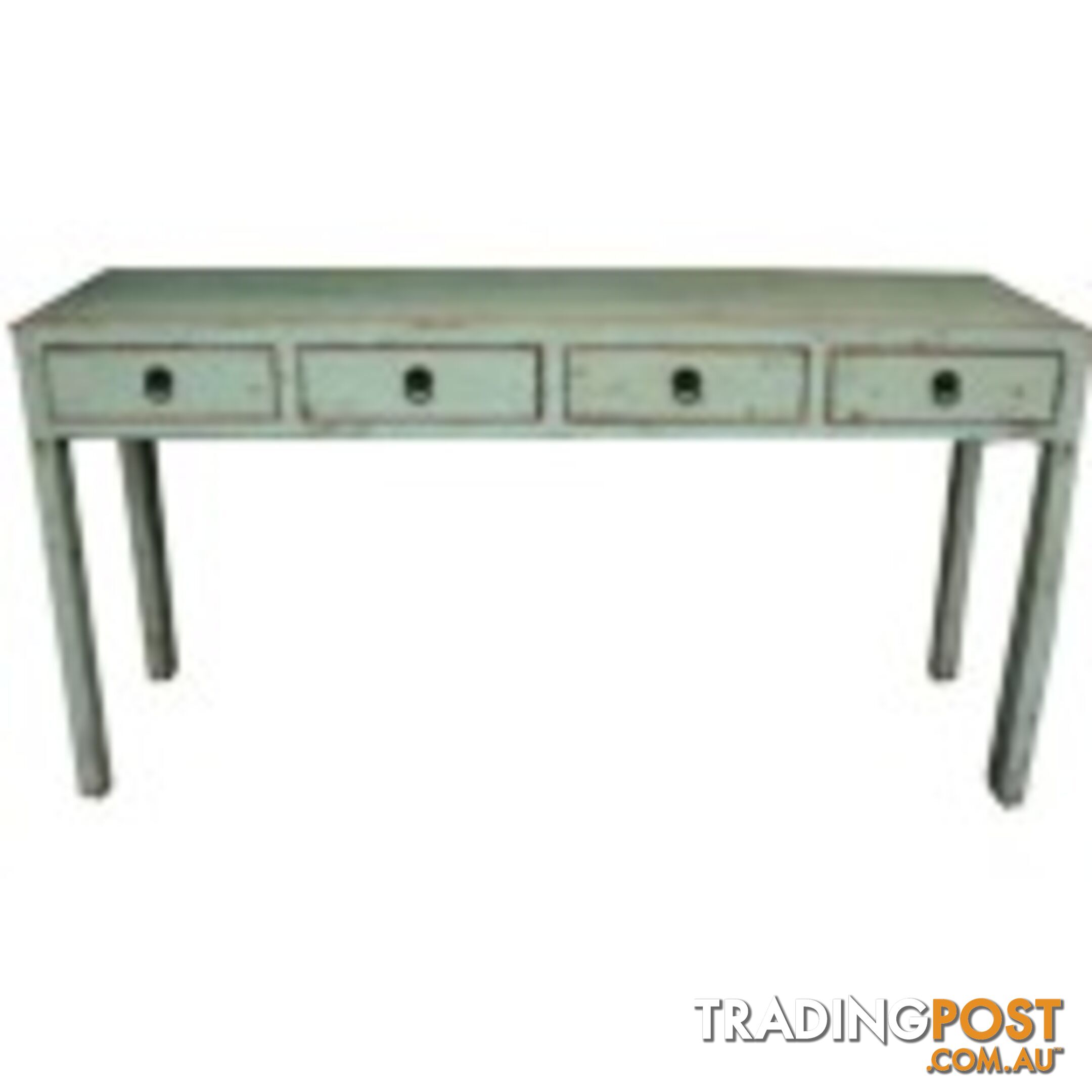 Chinese Green 4-Drawer Hallway Table