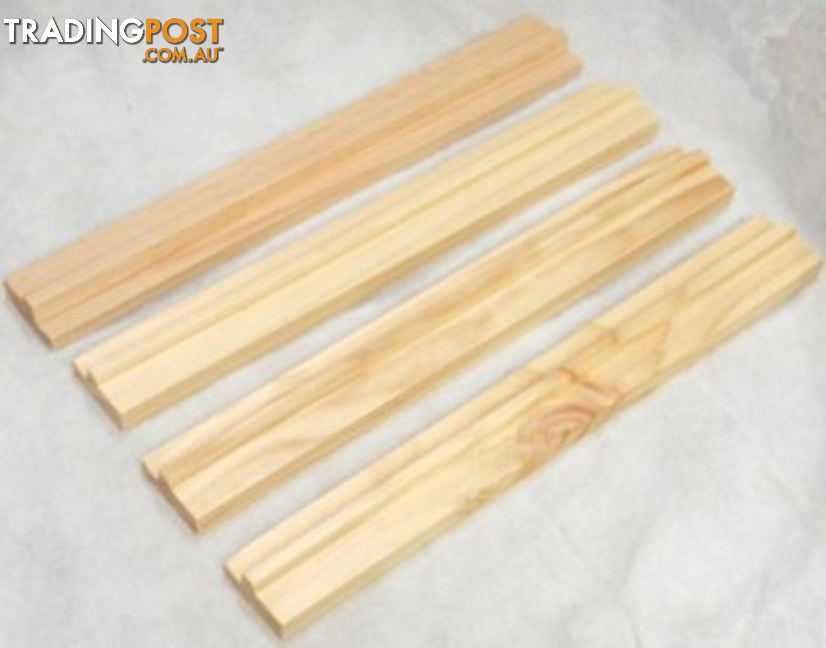 Set of 4 Mahjong Wood Rails