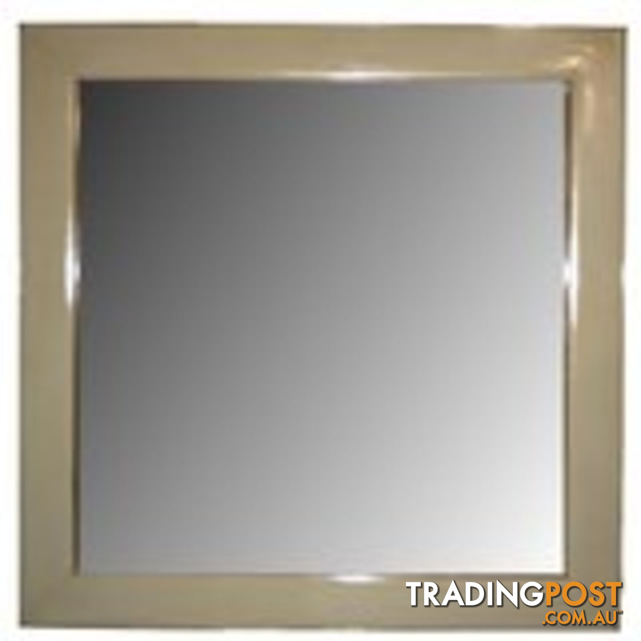 White Lacquer Chinese Mirror