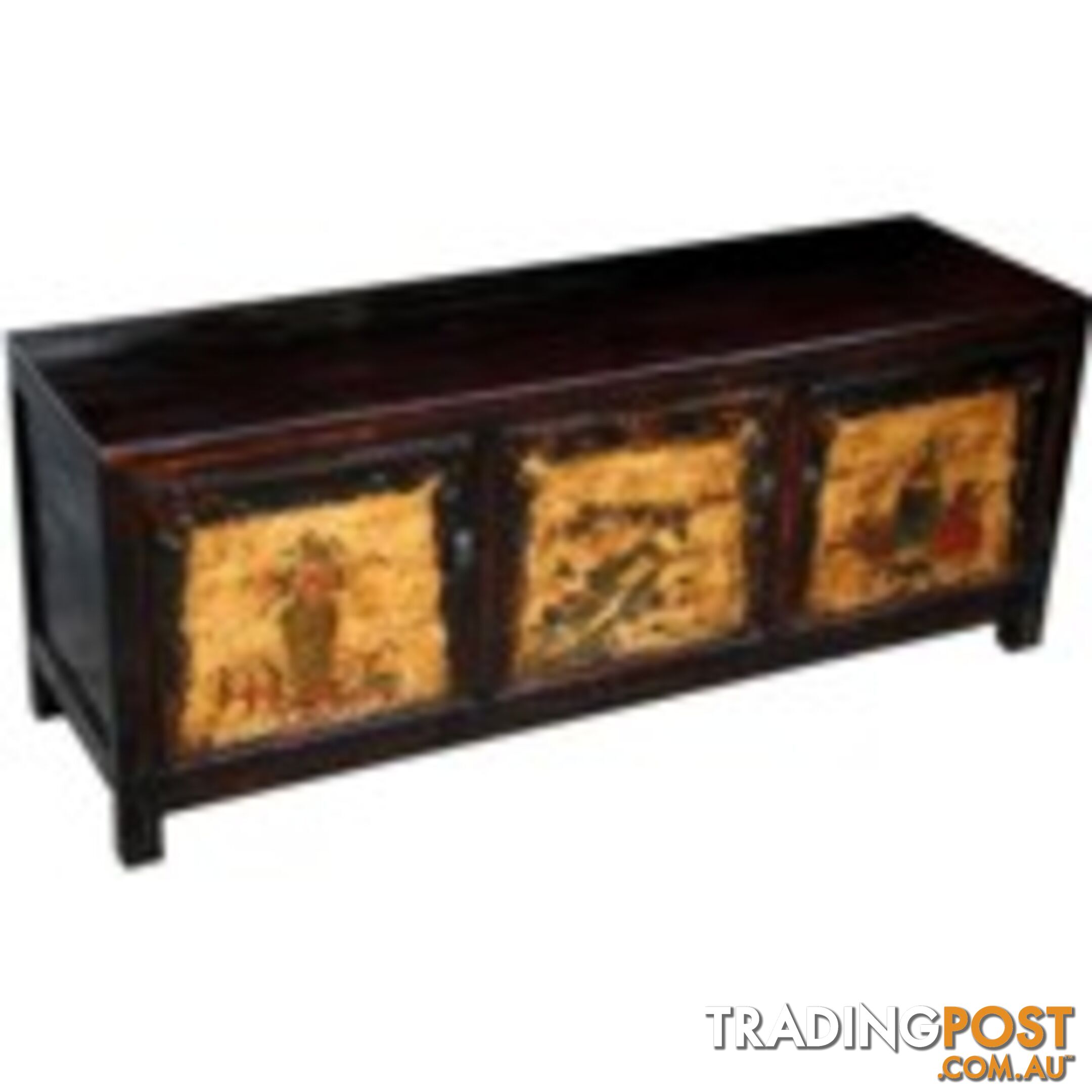 Original Painted Low Sideboard TV Chinese Cabinet