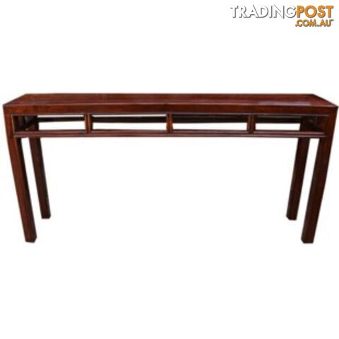 Original Brown Double Sided Chinese Console Table