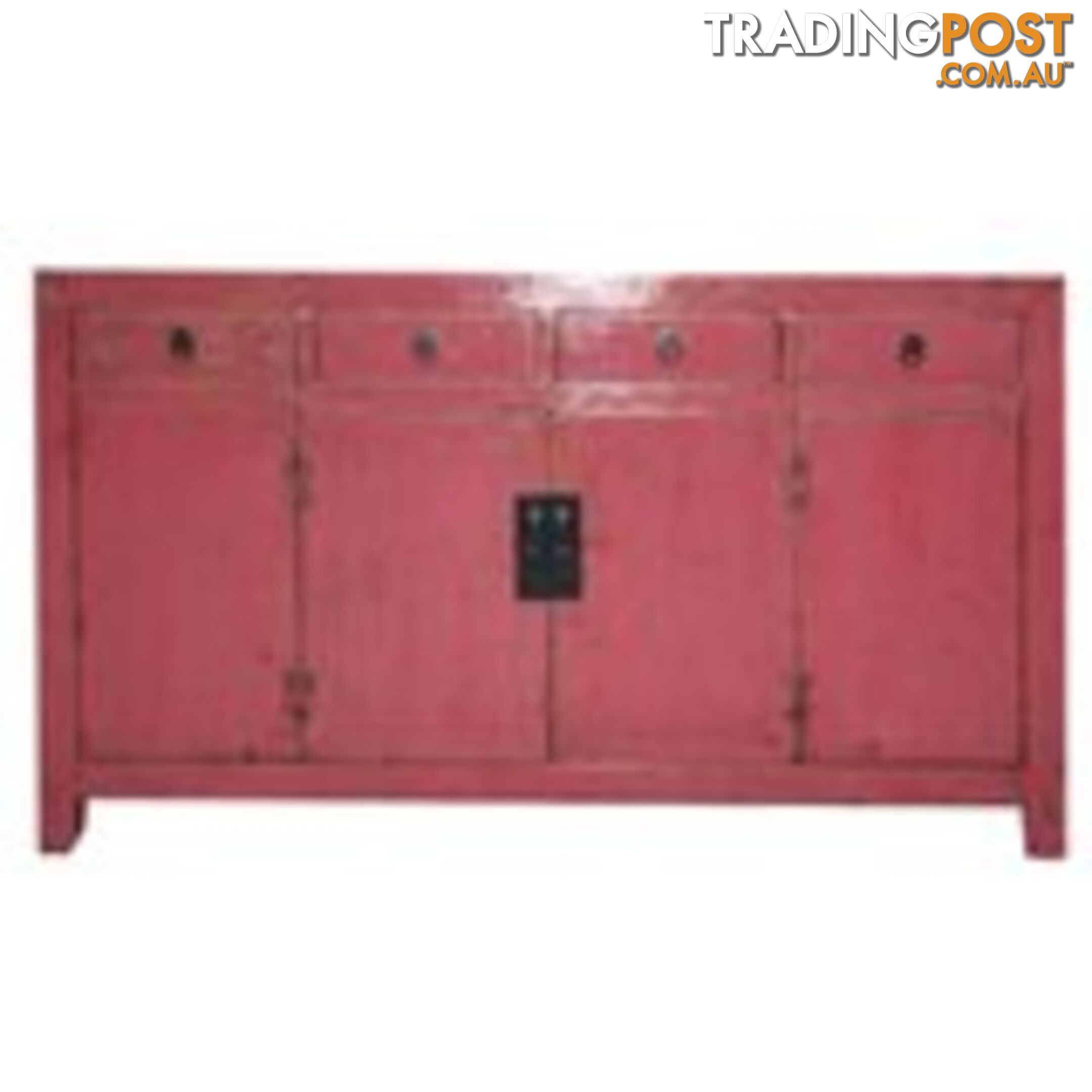 Red Chinese Sideboard