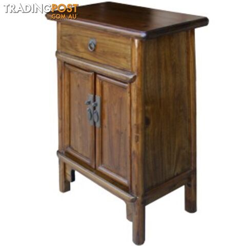 Brown Chinese Bedside Cabinet - photo 2 of 2