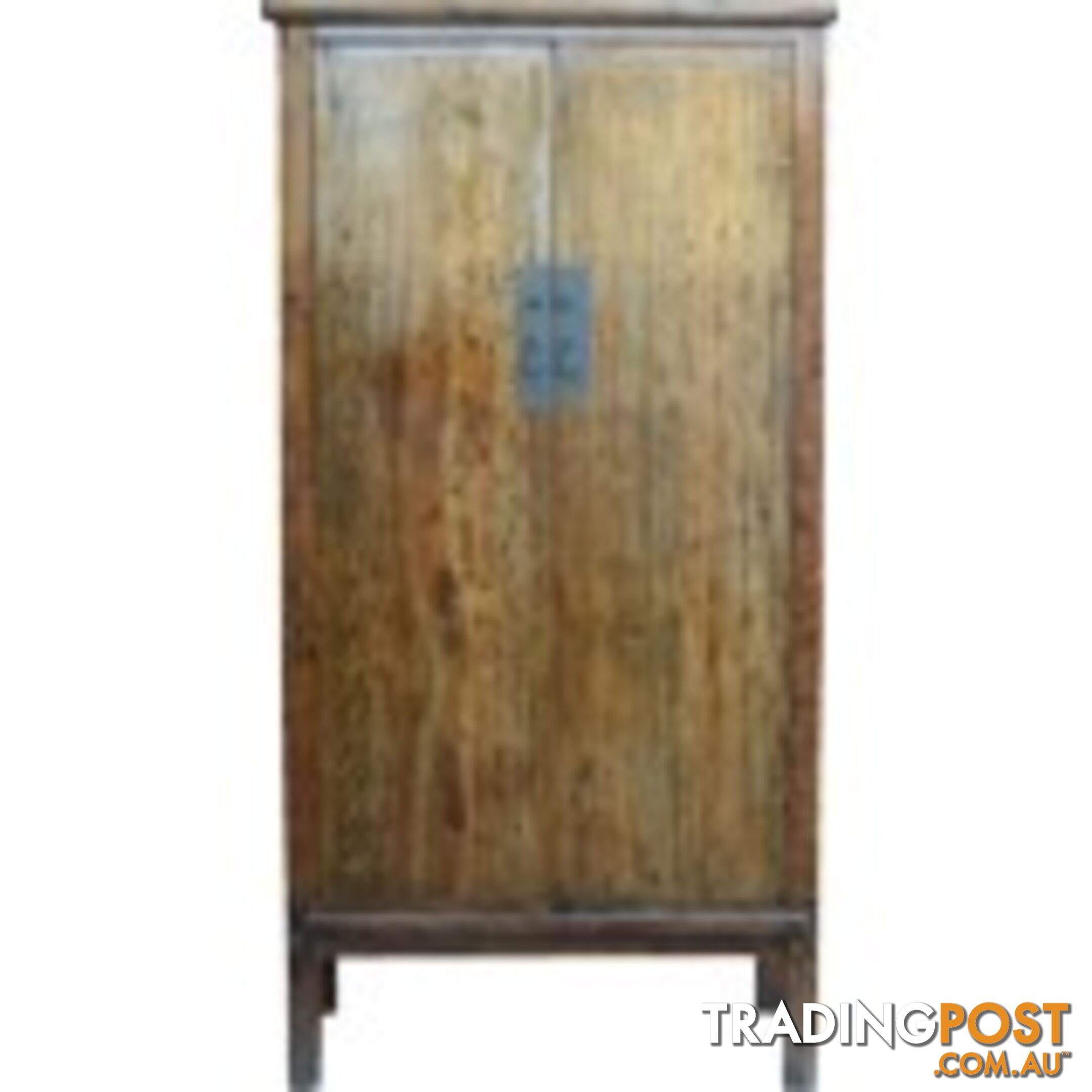 Large Chinese Antique Solid Wood Wardrobe Cabinet