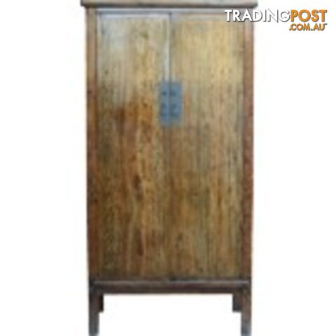 Large Chinese Antique Solid Wood Wardrobe Cabinet
