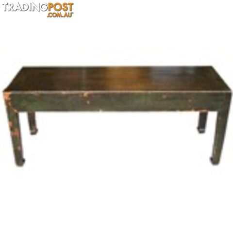 Green Original Antique Chinese Bench