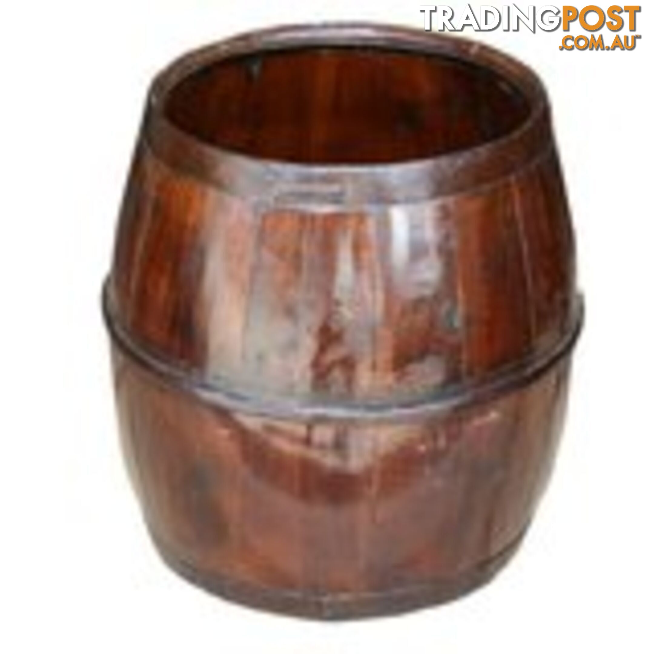 Antique Brown Water Storage Bucket