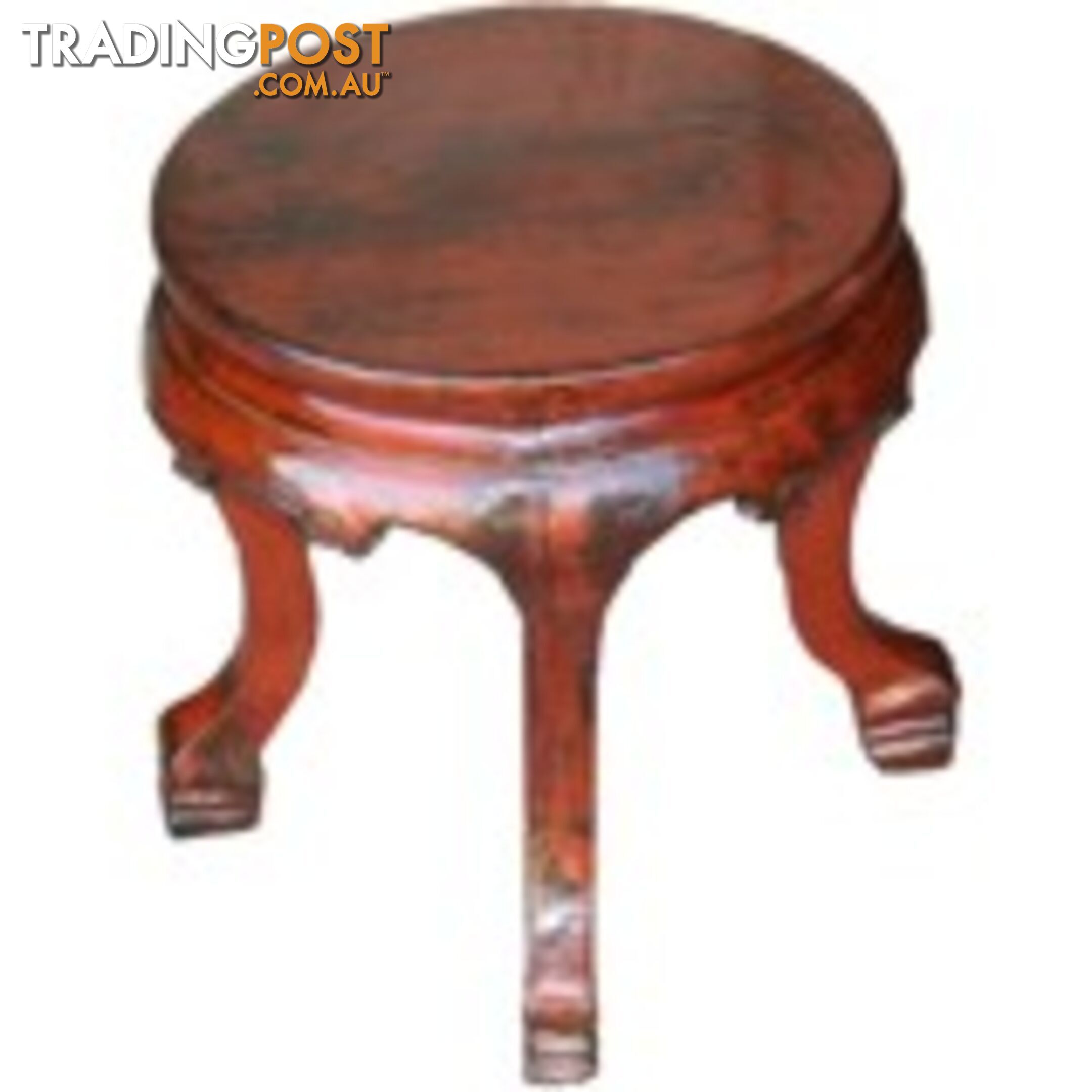 Antique Chinese Round Stool Side Table