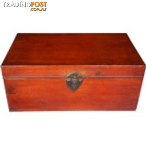 Red Original Chinese Leather Chest