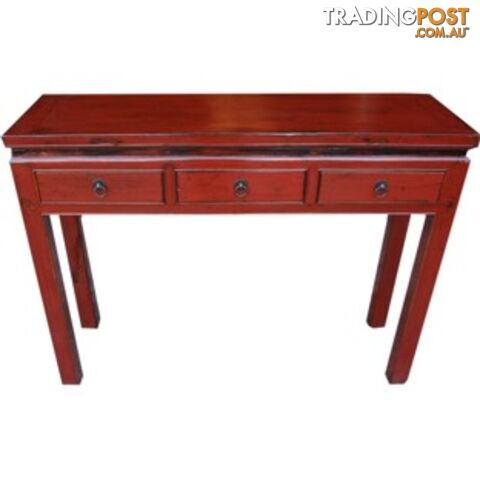 Original Chinese Red Desk Console Table