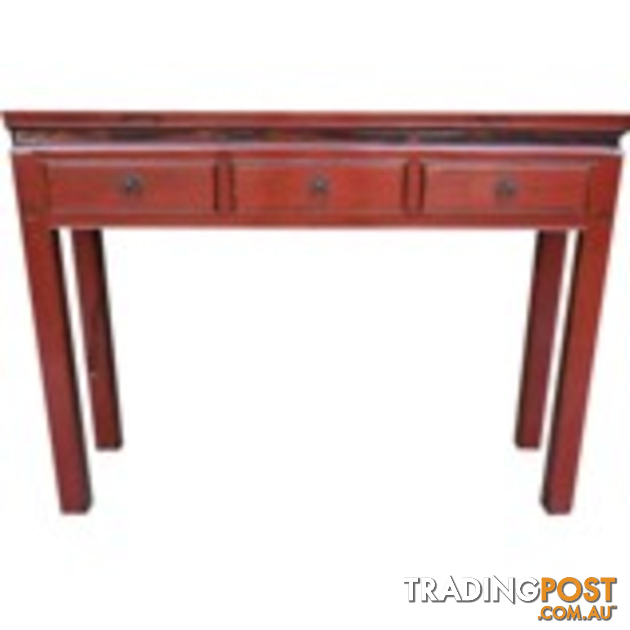 Original Chinese Red Desk Console Table