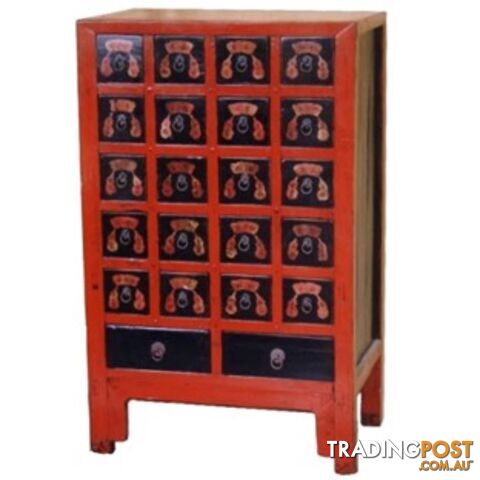 Chinese Antique Herb Medicine Cabinet