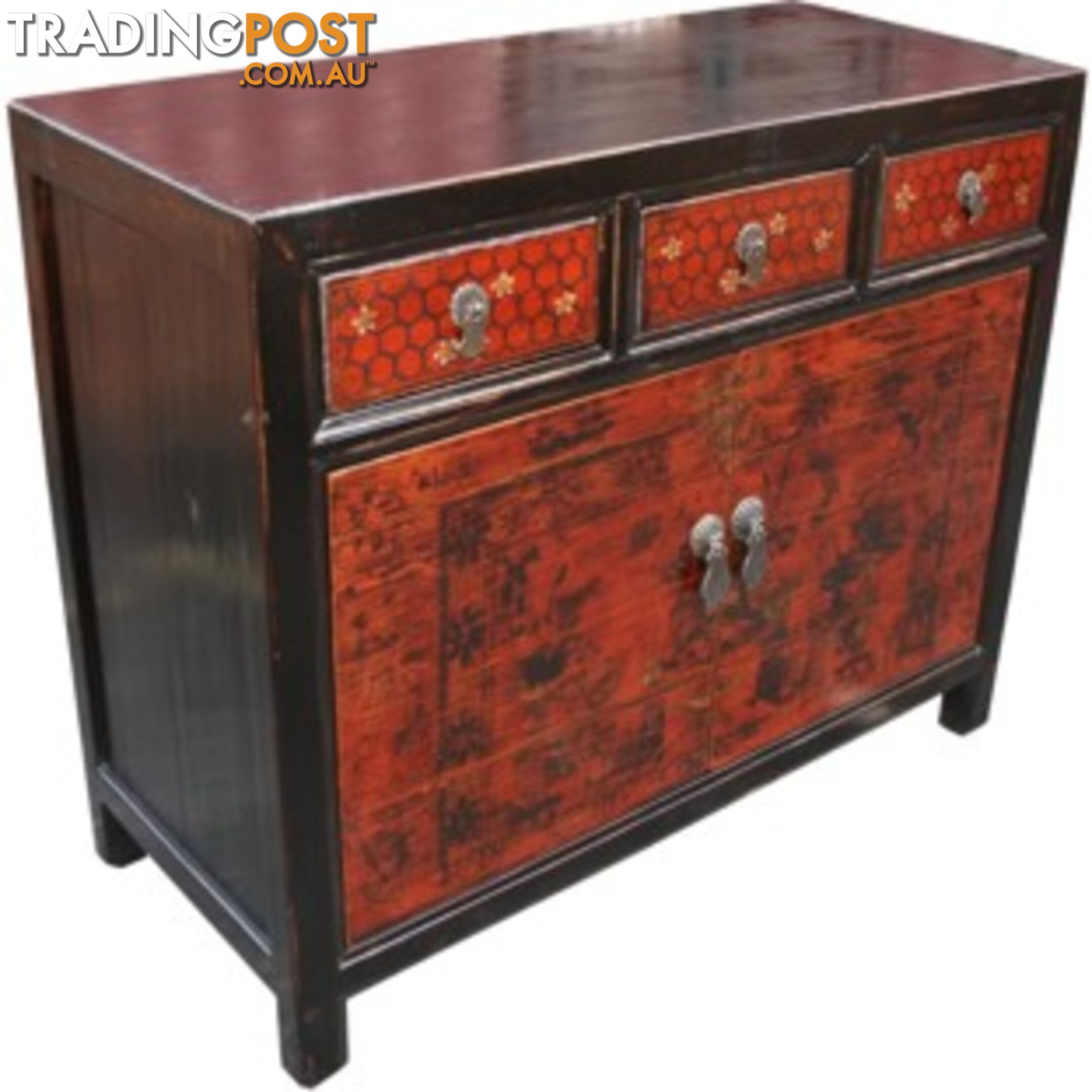 Mongolian Painted Sideboard