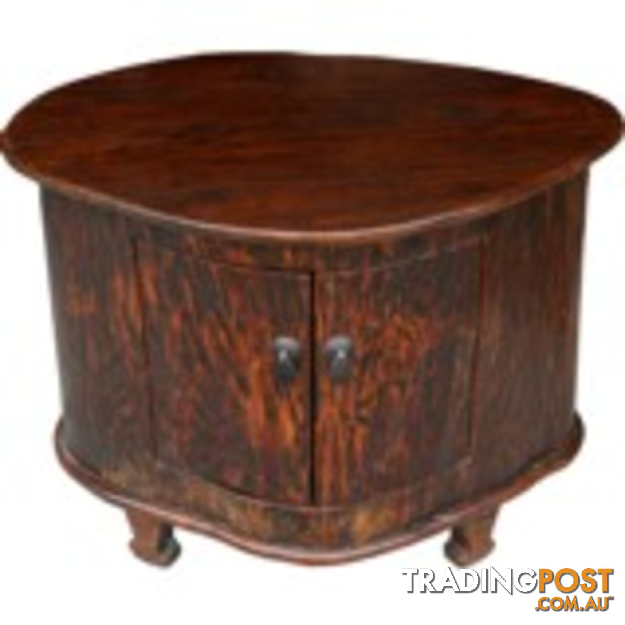 Brown Tree Trunk Looked Chinese Side Table