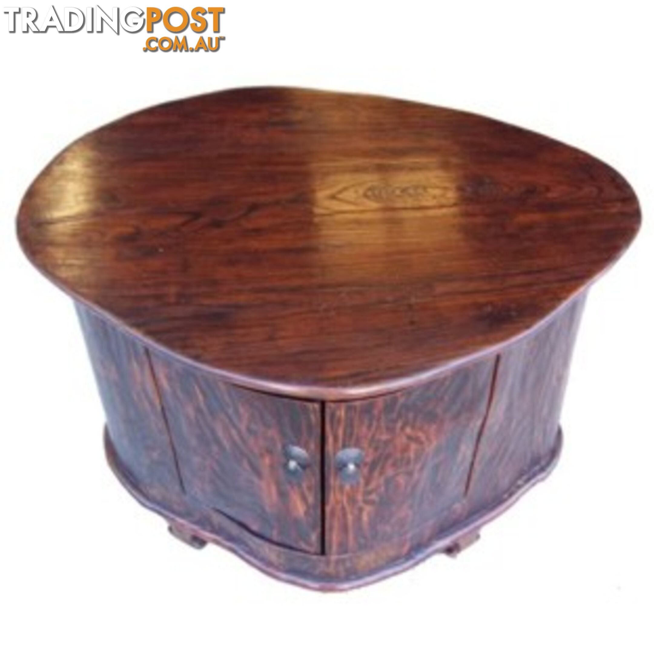 Brown Tree Trunk Looked Chinese Side Table