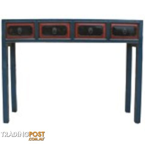 Original Mandarin Blue Hall Table/Console Table