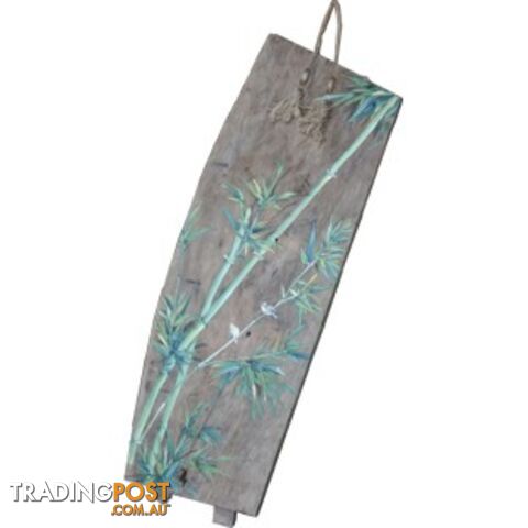 Chinese Wall Hanging Decoration-Old Boat Wood Panel - photo 2 of 2