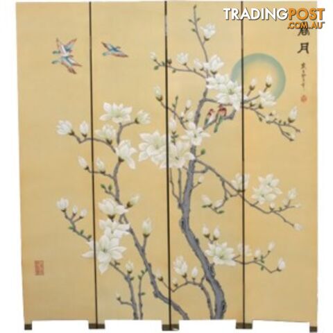 Chinese Floor Standing Room Divider - Moon in Spring