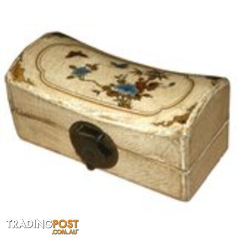 Beige Chinese Painted Jewellery Box