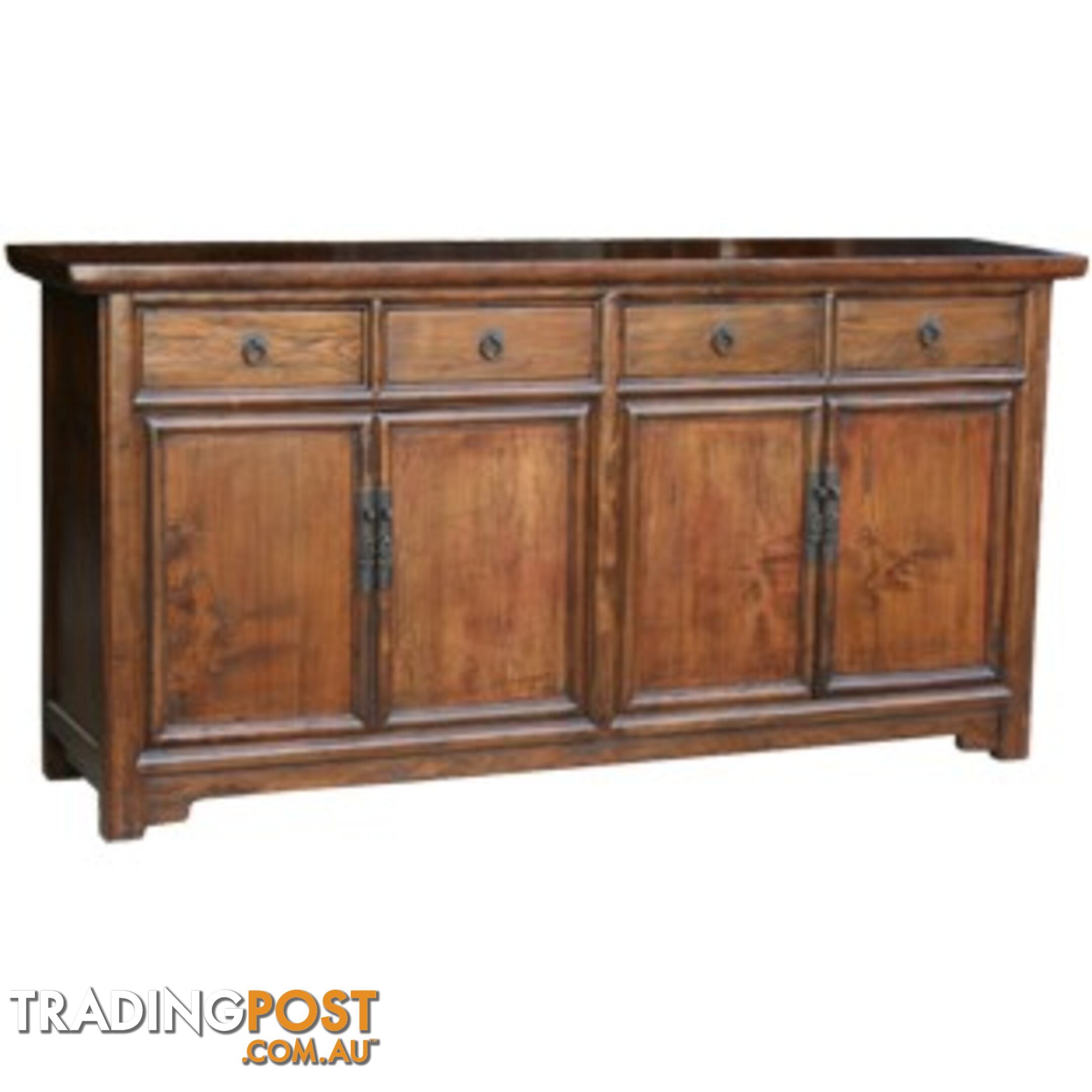 Original Elm/Walnut Chinese Sideboard