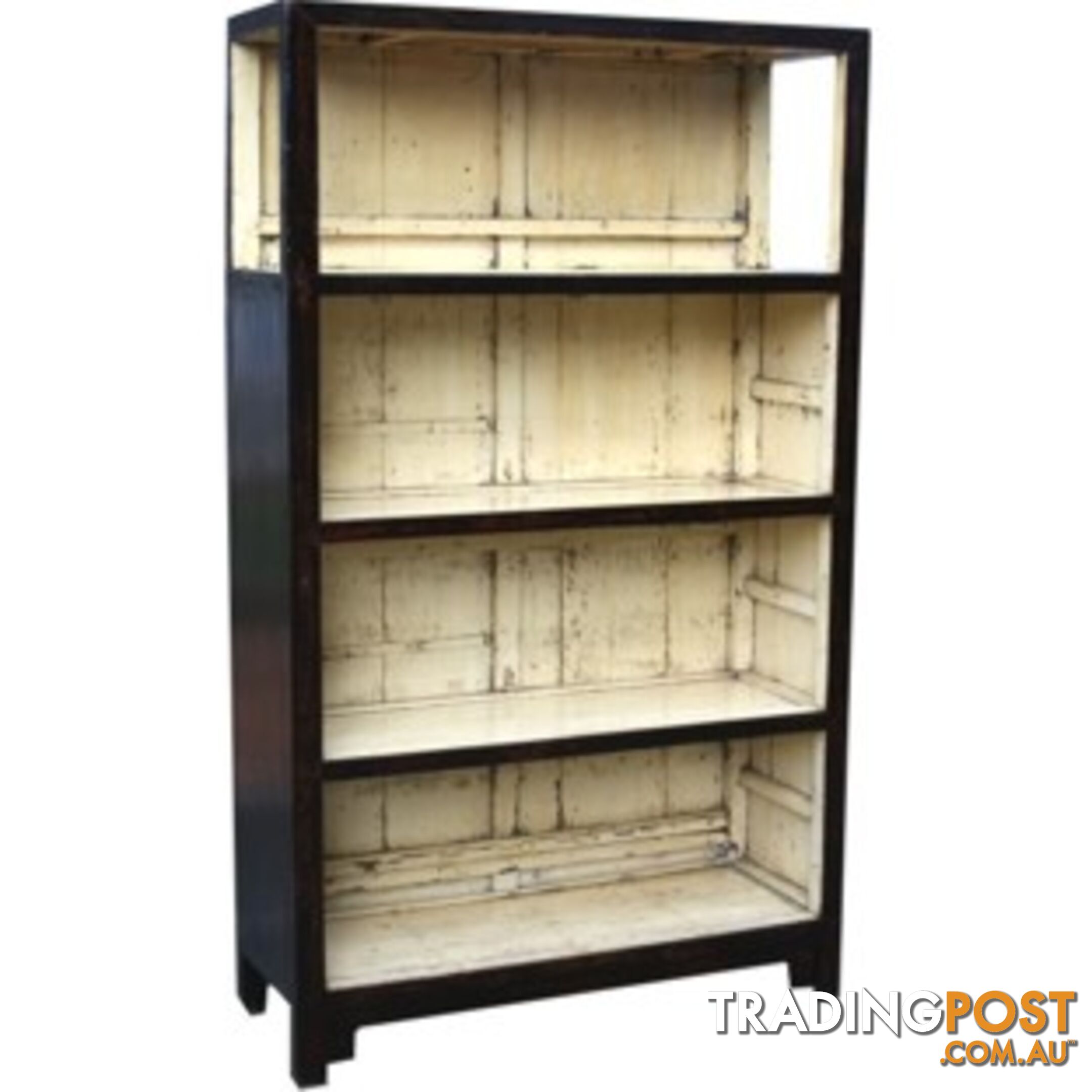 Huge Original Chinese Wood Bookshelf