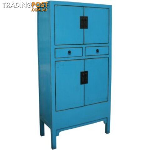 Blue Chinese Wedding Cabinet