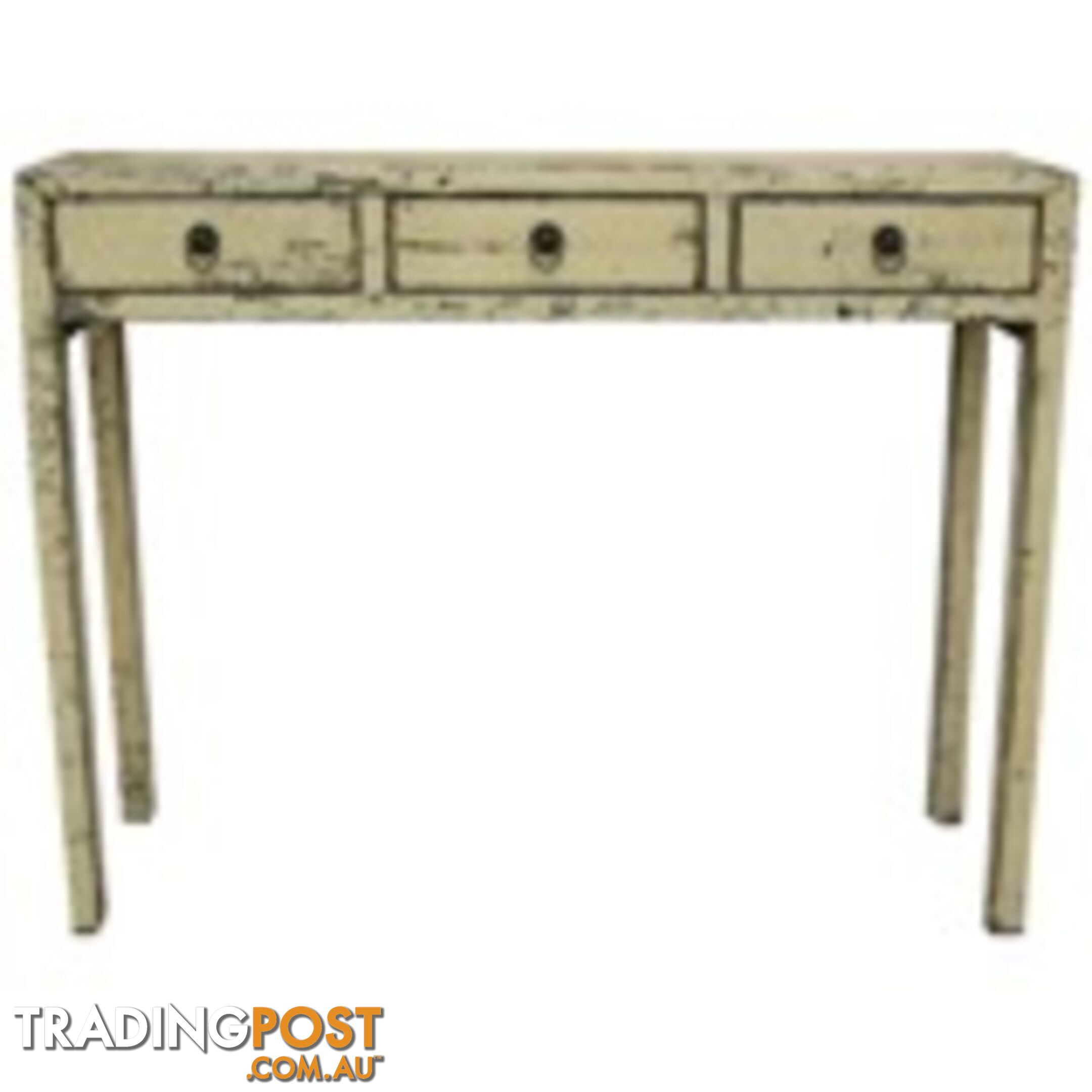 Distress White Chinese Console Hallway Table