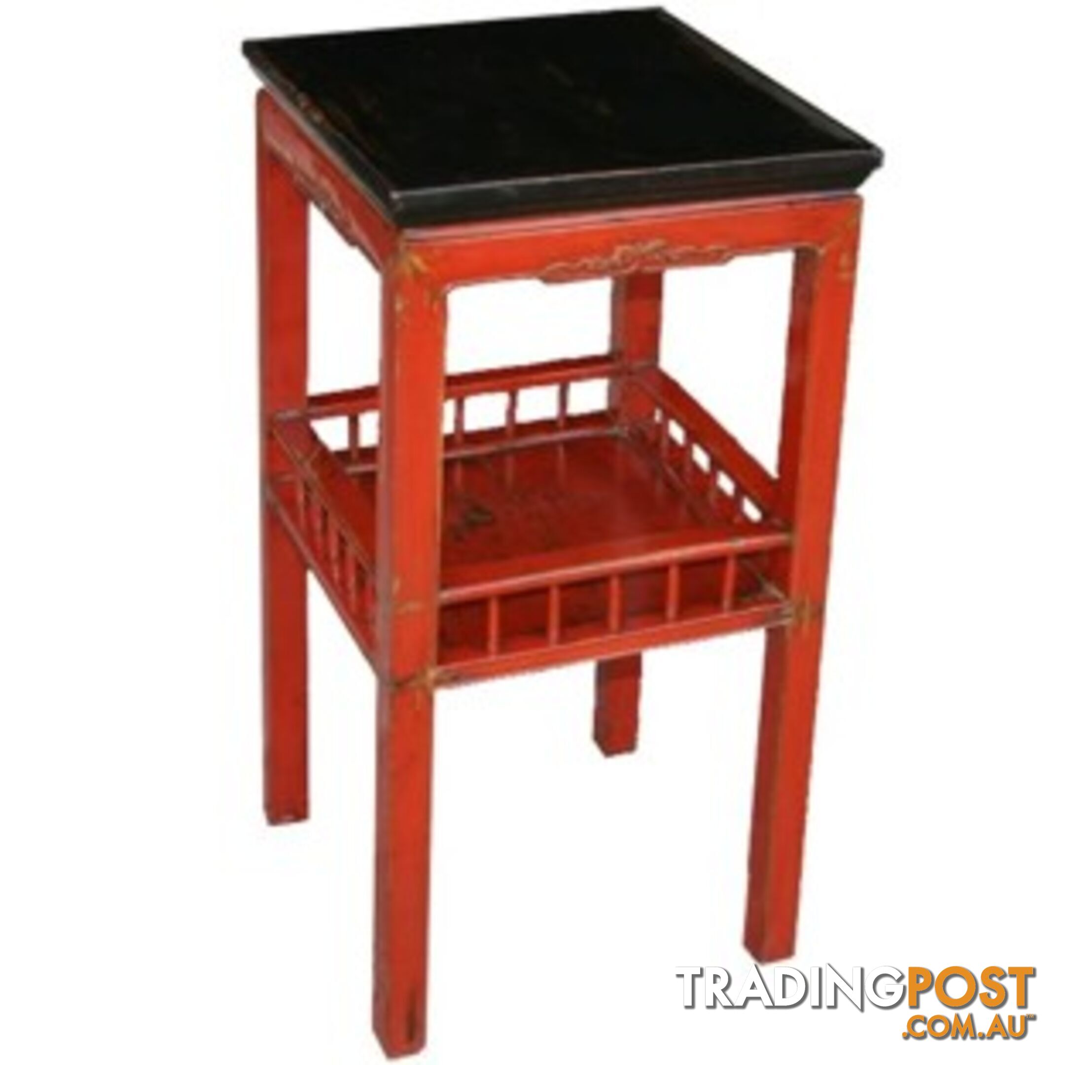 Original Chinese Red Vase Table