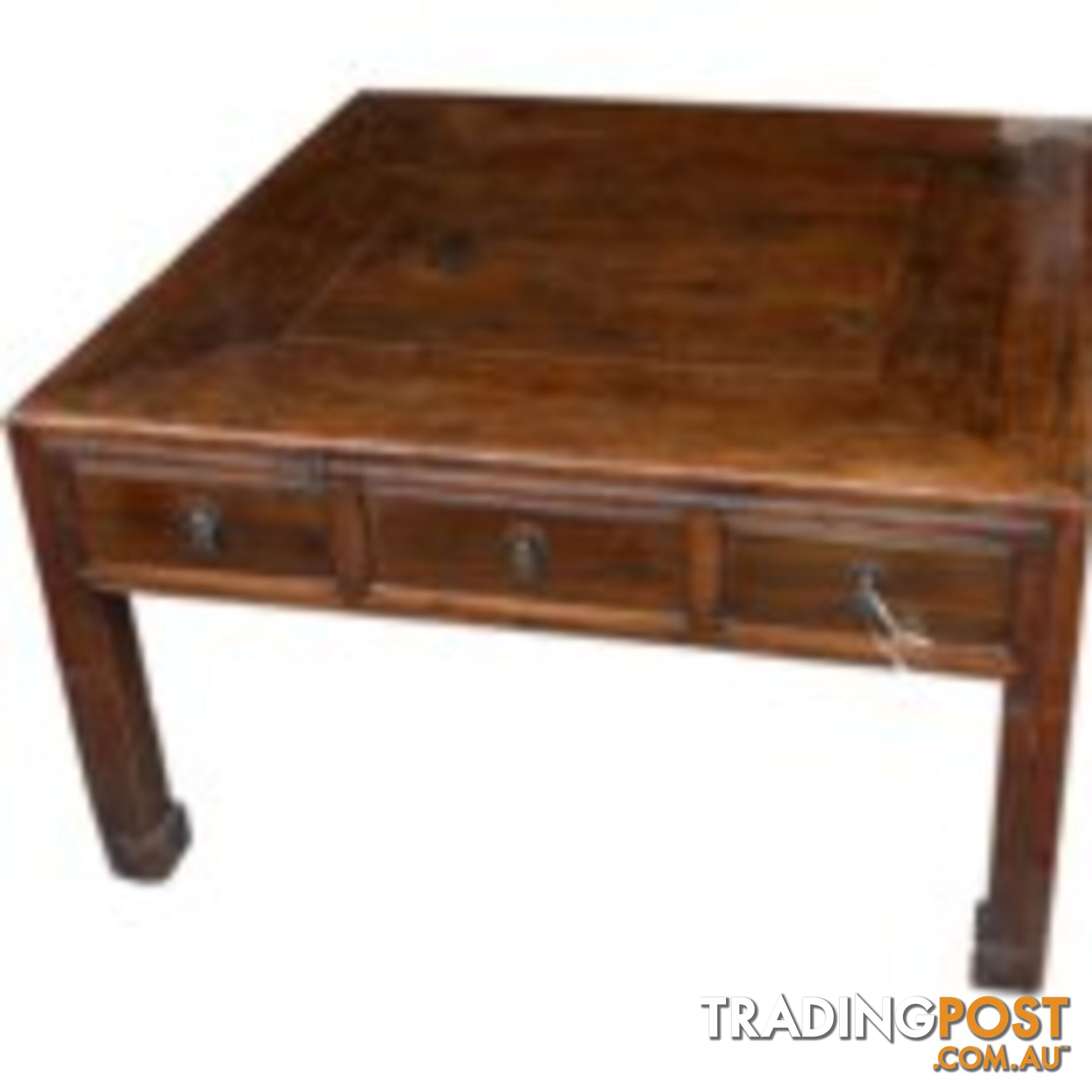 Chinese Country Style Coffee Table with Drawers