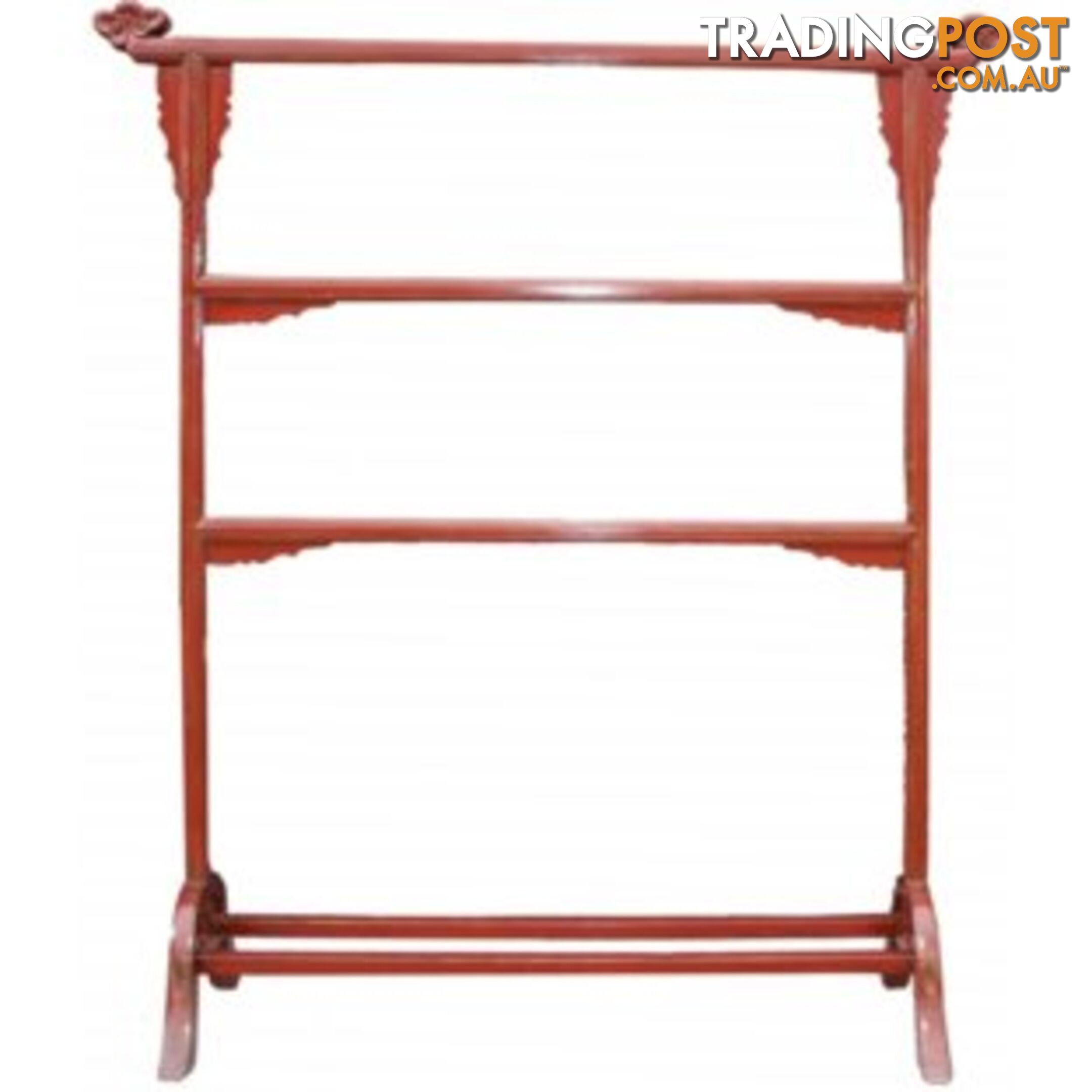 Oriental Red Lacquer Clothes Rack