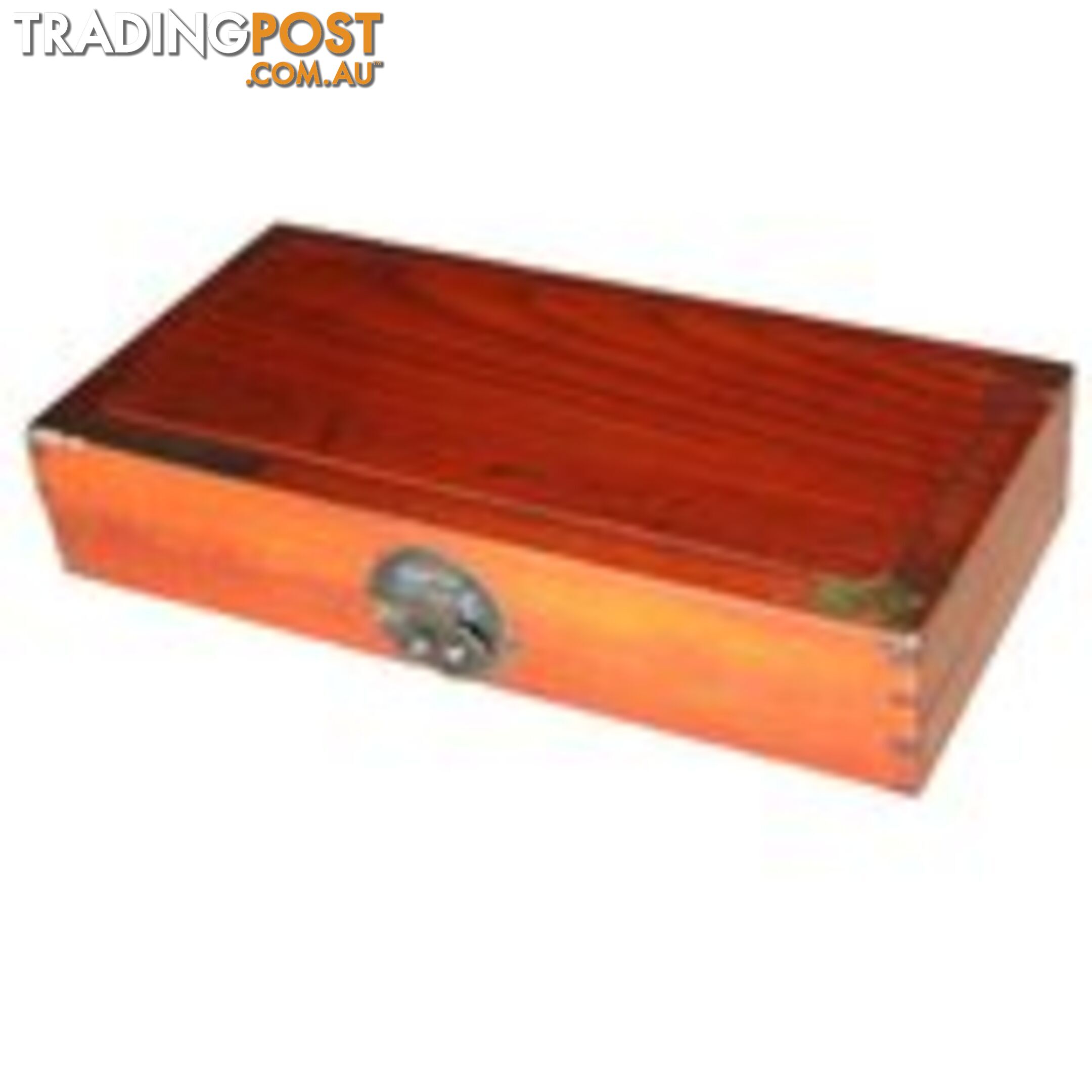 Wood Oriental Document Box