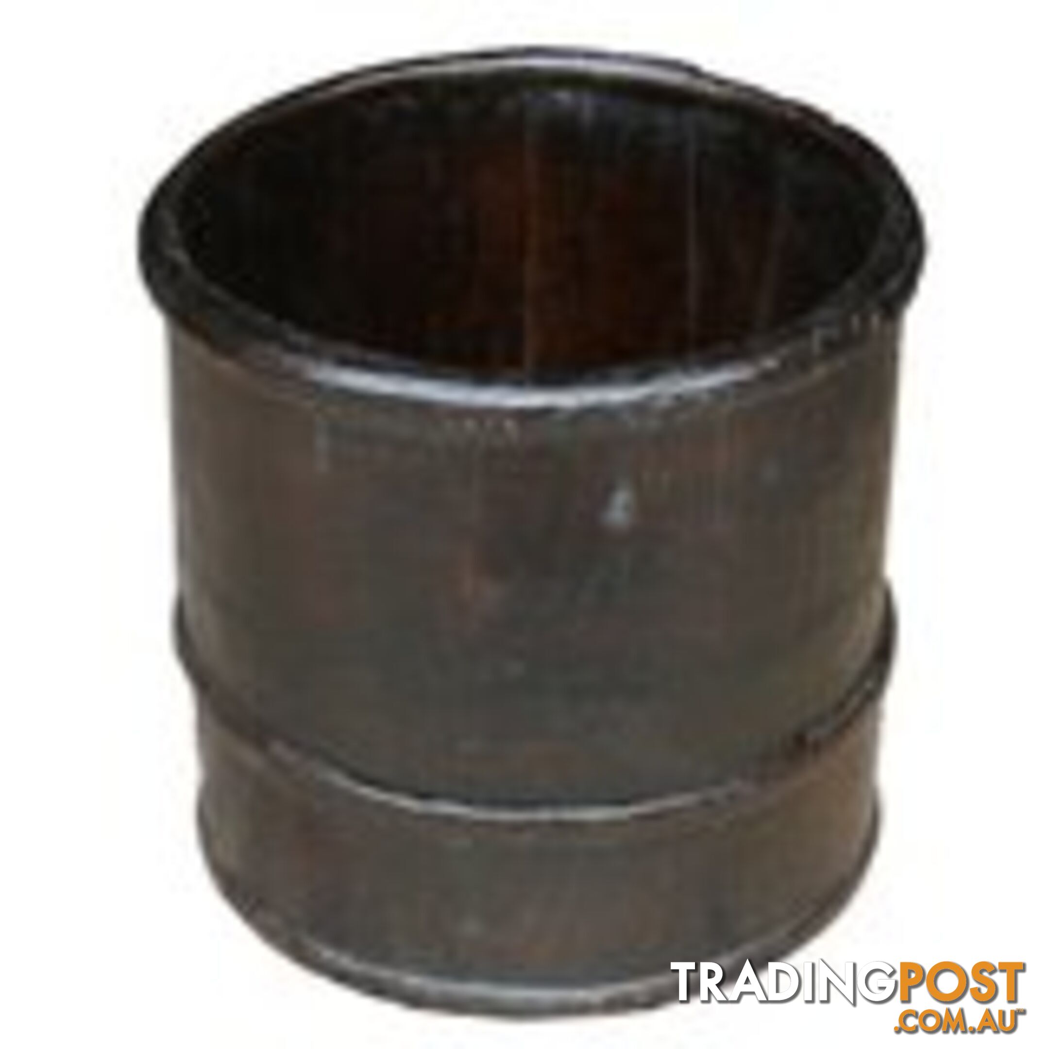 Antique Chinese Brown Rice Bucket