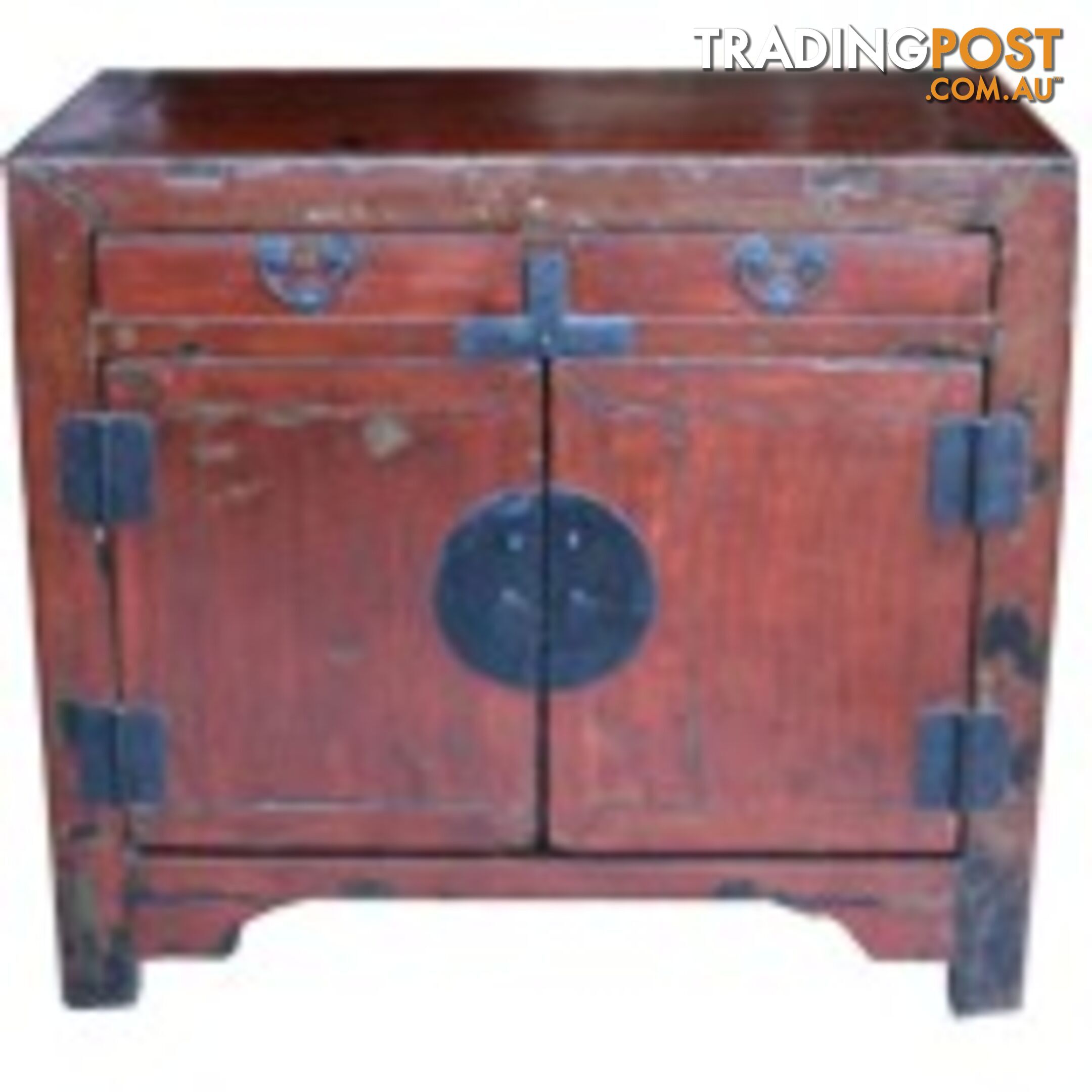 Chinese Antique Red Shanxi Cabinet