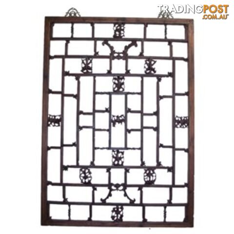 Chinese Antique Carved Wall Hanging Screen - photo 2 of 2