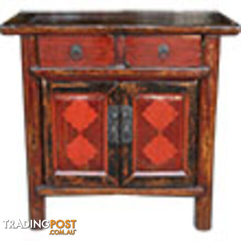 Chinese Antique Red Cabinet