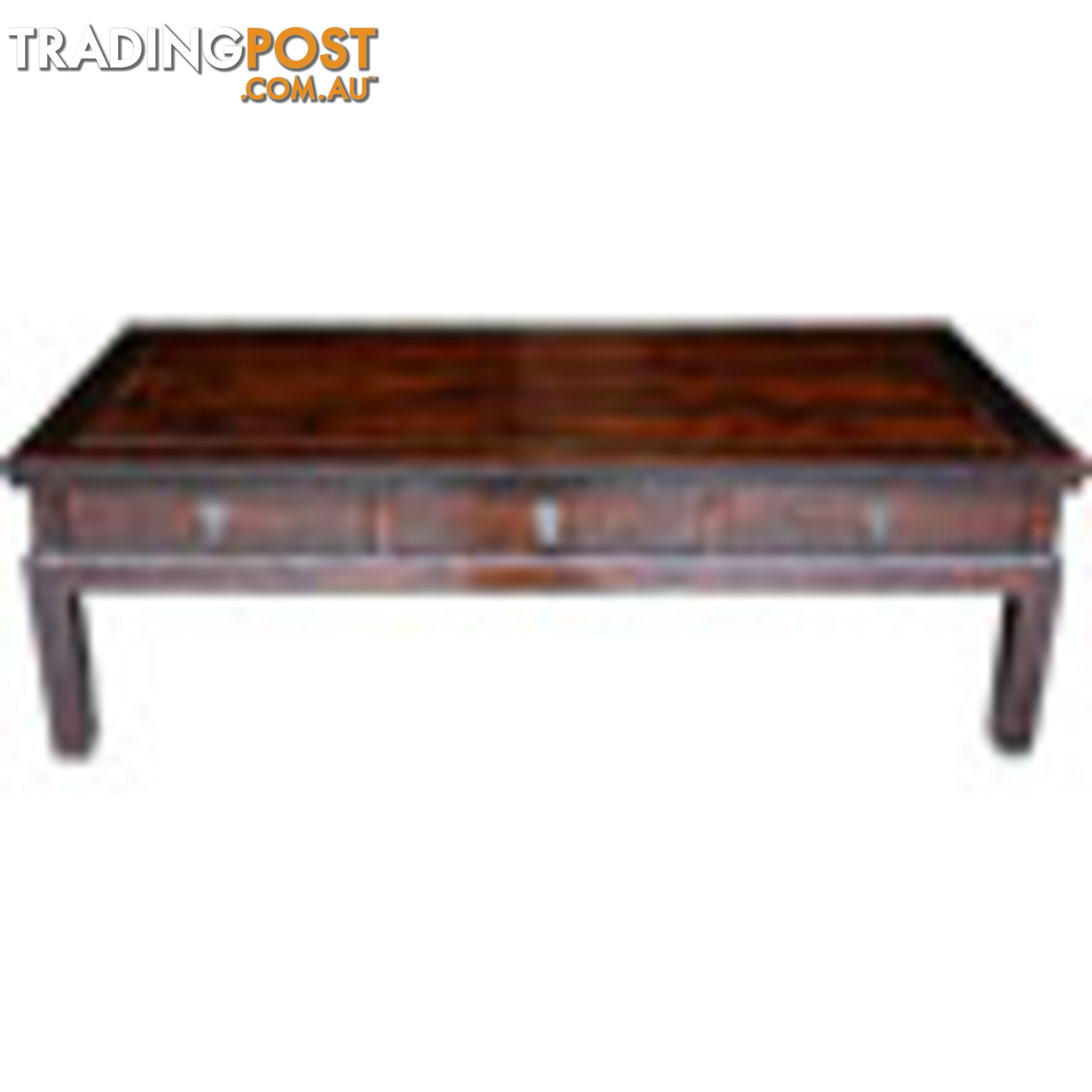 Original Rectangular Chinese Coffee Table w/ 6 Draws