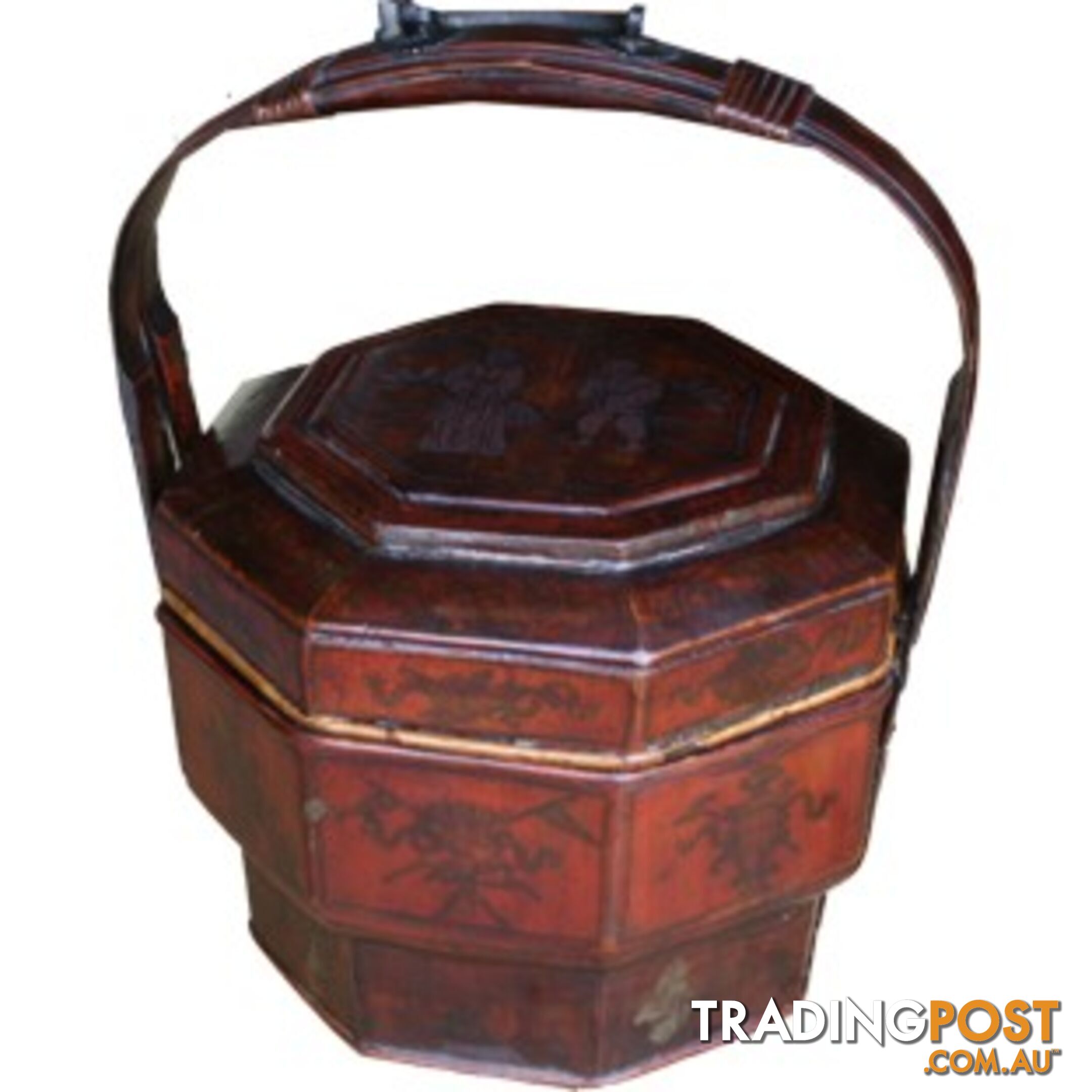 Chinese Antique Carrying Basket