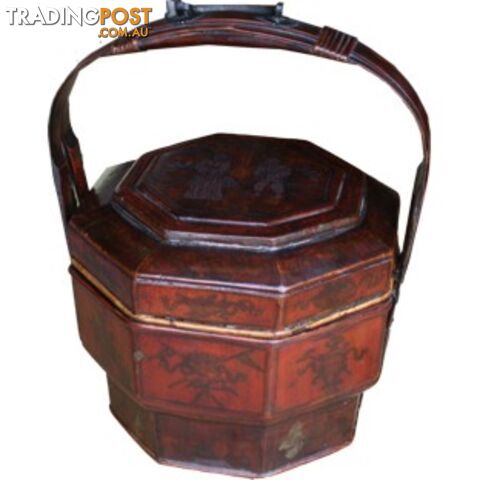 Chinese Antique Carrying Basket