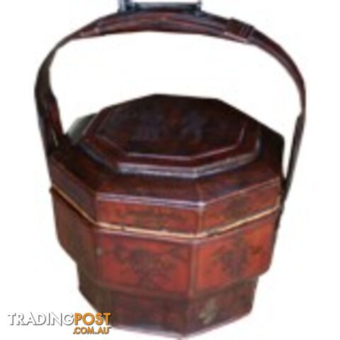 Chinese Antique Carrying Basket