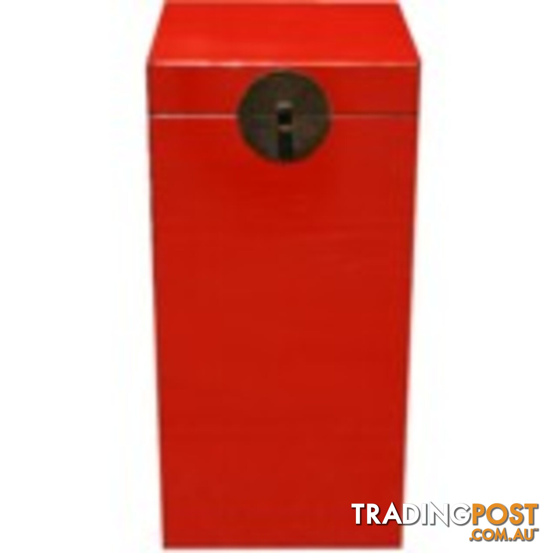 Red Chinese Wood Tall Trunk