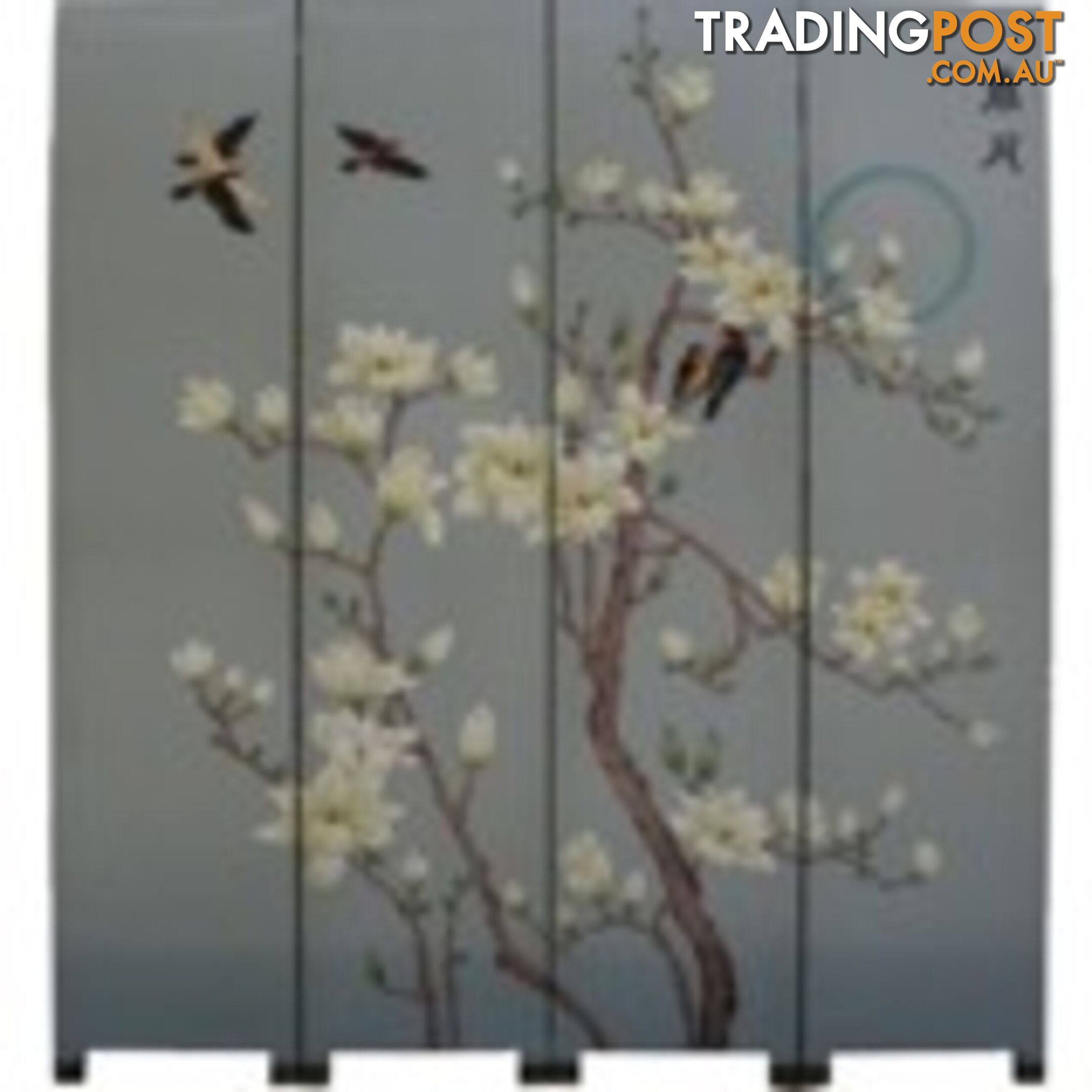 Oriental Chinese Screen Room Divider - Spring Moon