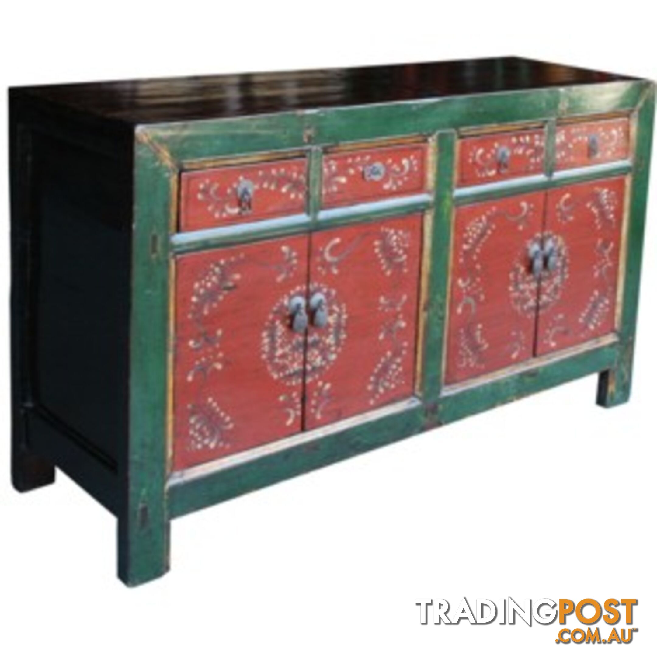 Mongolian Painted Sideboard