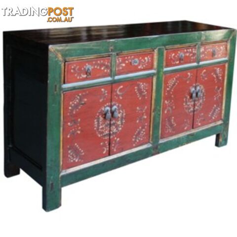 Mongolian Painted Sideboard