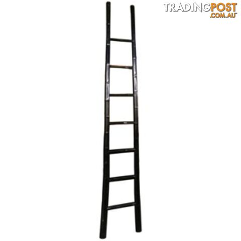 Black Lacquer Bamboo Ladder - photo 2 of 2