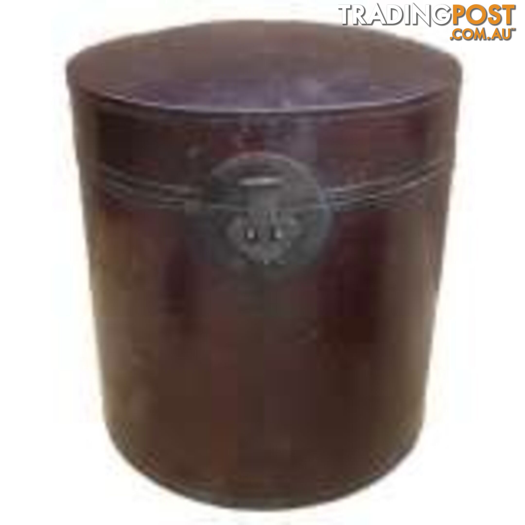 Original Round Maroon Decoration Box