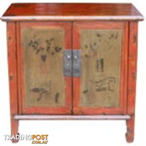 Chinese Antique Red Cabinet